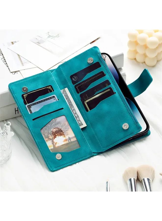 Pink PU Leather Lanyard Wallet Case For Samsung Galaxy S25 Plus With Card Holder - Image 2